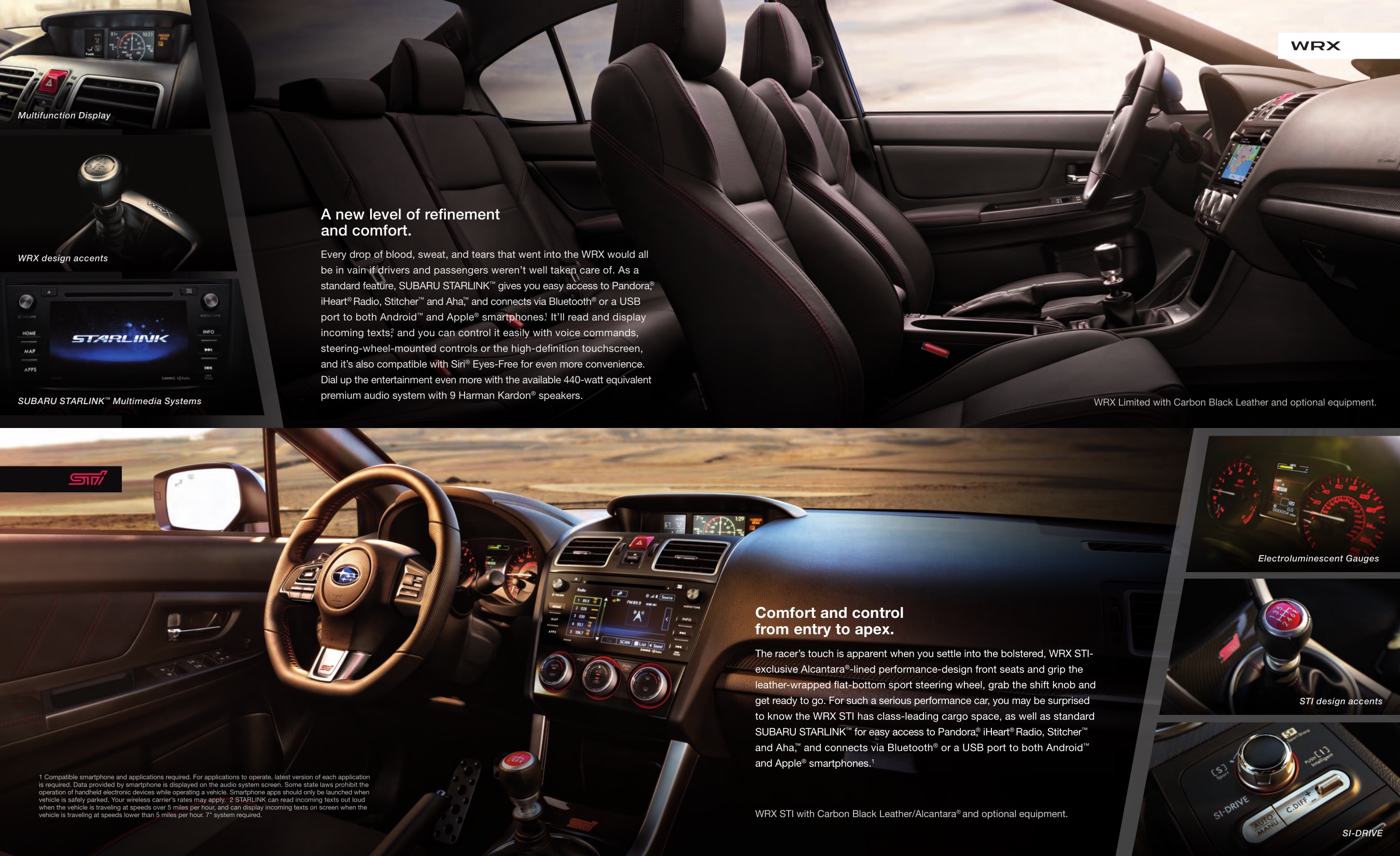 2017 Subaru Impreza WRX Brochure Page 7
